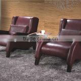 Bisini Genuine Leather Single Seat Sofa (BG90458)