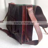 Handmade Vintage Genuine Leather College Briefcase thumbnail-3