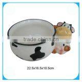 Cookware Set Kitchenware Bowl Cow Design thumbnail-1