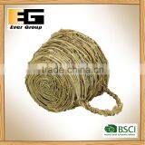 Flowerpot With Circular Natural Rattan Cup Shape/Garden Planter thumbnail-5