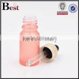 10ml Pink Empty Personal Care Perfume Essential Oil Glass Bottle Manufacturer Mexico Golden Aluminum Dropper Cosmetics Wholesale thumbnail-2