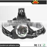 XML T6 Led Headlamp With 18650 Battery,charger and Car Charger thumbnail-4
