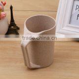 Yiwu Square Top Round Bottom Wheat Straw Coffee Cup thumbnail-4