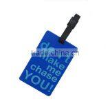 Promotional Silicone Custom Luggage Tag , Travel Custom Design Silicone Luggage Tag thumbnail-3