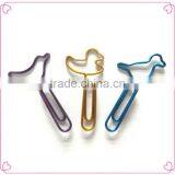 Lovely Long Colorful Metal Animal Shapes Paper Clip Bookmark thumbnail-3