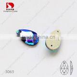 Wholesale Tear Drop Sew on Rhinestone,bulk Sold Crystals for Dresses/jewelry/shoes/bags Decoration thumbnail-1