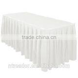 2017 New Arrival Beautiful Decorative Table Skirts for Sale thumbnail-1