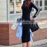 2016 Black Hot Selling Fashion Designer Velvet Dresses for Women thumbnail-1