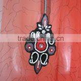 ORANGE Georgette Shaded CAFTAN Kaftan Tunic Poncho Zip Cover up thumbnail-3