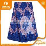 Bestwaytex Charming Fashion French Lace Fabric FL1369-6 thumbnail-1