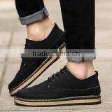 Zm35546a Latest Design Men Leather Shoes Spring Casual Lace up Shoes thumbnail-3