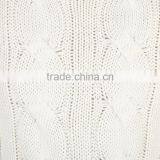 Classic Jumbo Braid Ribbed Cuffs and Hem Slim Fit Cable Knit Sweater Pattern Men thumbnail-3