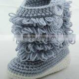 China Cheap Price Hand Knitted Baby Booties thumbnail-4