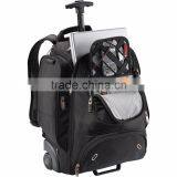 Elleven Wheeled TSA 17" Computer Backpack - Has Telescoping Handle, Inline Wheels and Comes With Your Logo. thumbnail-3