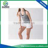 OEM Service 90% Polyester 10% Spandex Fabric Dry Fit Yoga Shirts Stringer Tank Top / Tank Top Women thumbnail-2