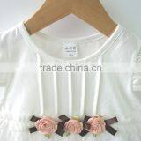 Soft Tulle Baby Girls Dress Designs Short Sleeve Clothes for Summer thumbnail-4