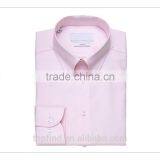 Oem Classic Pattern Pink Color 65% Polyester 35% Cotton Official Shirt for Man thumbnail-1