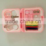New Arrival Portable Mini Travel PP Sewing Box With Color Needle Threads Sewing Kits Sewing Set DIY Home Tools thumbnail-4