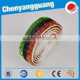 CYG 10mm Stretch Glitter Elastic Tape for Hairband Festival Gift Decoration