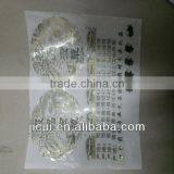 Gold Color Electroforming Metal Foil Sticker, Electrical Appliances Metal Logo, Brand Sticker