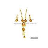 Sell Fashion Clinquant Cz / Rhinestone Alloy Jewelry Set thumbnail-1