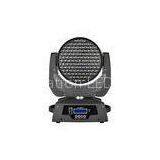 RGBW Stage Wash Lighting Dimming LED Zoom Moving Heads Master / Slave DMX 512