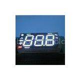 Ultra White /Red 3 Digit Multiplexed Seven Segment Display Led Cathode for Heating