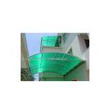Polycarbonate Awning, Polycarbonate Sheet Canopy, Polycarbonate Hollow Sheet Shelter, Polycarbonate Roofing Material, Polycarbonate Sun Sheet, PC Board, PC Panel, Polycarbonate Honeycomb Sheet thumbnail-1