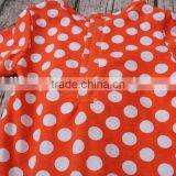 2016 Wholesale Kids Romper Cotton Lace Ruffle Romper Kids Lovely Dots Print Kids Winter Rompers thumbnail-6