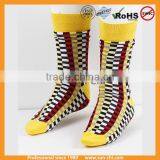 Colorized Striped Style High Quality Dress Business Men Socks thumbnail-4