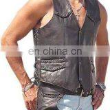 Gents Leather Vest Art No: 1324