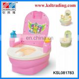 color full plastic convenient baby potty