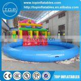 Best selling 0.55mm PVC tarpaulin jumping castles inflatable water slide