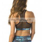 Yihao Women's Sexy Classic Padded Sports Yoga Bra Printed Fashion Dance Workout Womens Bra Gym Crop Tops thumbnail-3