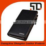 Popular Supplier Excellect Leather Zipper Business Man Long Wallet thumbnail-1