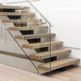Simple Design Wooden Staircase With Open Riser thumbnail-4
