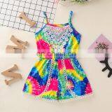 RTS Baby Romper Bodysuit Lace Tie Dye Jumpsuit Sunsuit thumbnail-4