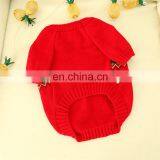 Santa Claus Red Christmas Dog Knitted Sweater Clothes thumbnail-6