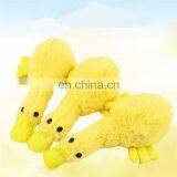 Large Yellow Duck Pet Dog Chew Toy Custom Stuffed Animal Plush Squeaky Dog Toy thumbnail-3