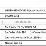 High Quality Den so Injector Repair Kits For Injector 095000-6353 thumbnail-2