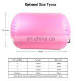 1.2mm DWF Inflatable Gymnastics Air Track Roller Tumbling Mat Gym Yoga Air Barrel Roll Mats For Sale thumbnail-3