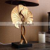 Top Sale Creative Design Ginkgo Leaf Shape Retro Nightstand Lights Gold for Home Decor thumbnail-5