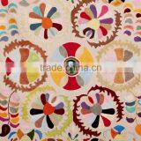 Uzbekistan Art Suzani Hand Made Cotton Bed Cover Home Decor Bedding Set Twin Size Suzani Table Cover thumbnail-2