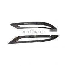 Modify Luxury Dry Carbon Fiber Rear Bumper Reflector Cover Trims for Tesla Model 3 Sedan 4-Door 2016-2020 thumbnail-5