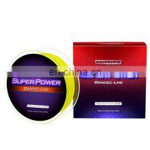 Wholesale 4 Strands High Strength 300m PE Braided Fishing Line 5 Colors Super Strong Seawater Ocean Fishing Line