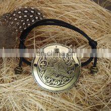 String Bracelet 'Suzdal Griffin'. Embossing. Black T01.321.02.03 High Quality Wholesale Bracelets thumbnail-3