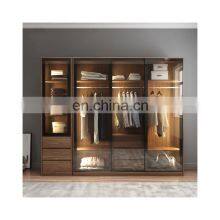 Australia Modern High Quality Wardrobes glass sliding door Luxury Bedroom Closet