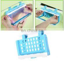 Plastic Collapsible Hanging Garbage Bags Rack, Kitchen Wash Cloth Towel Storage, Wall Hanging Cupboard Cabinet Stand thumbnail-2