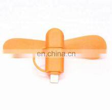 Shenzhen Factory Small Hand Cooling Mini Electric 2 in 1 Cell Phone Fan thumbnail-2