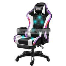 Cheap E-sport Ddp pu Leather Computer PC Game Chair Silla Gamer Led RGB Racing Massage Gaming Chair With Lights and Speakers thumbnail-2